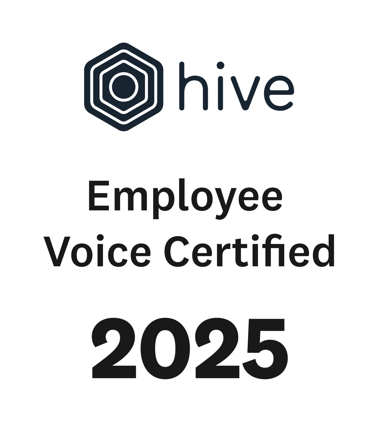 Hive employee voice certified 2025