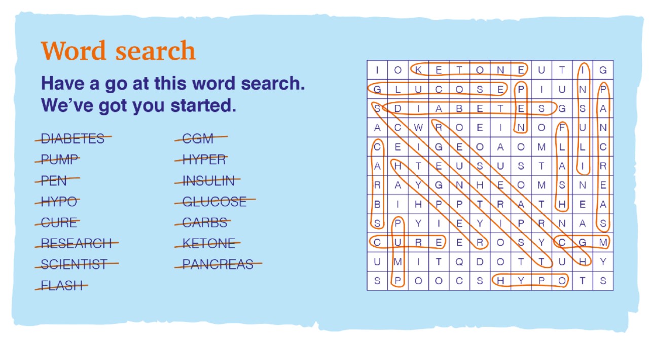 Wordsearch answers