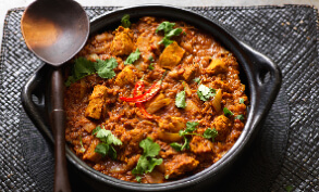 Chicken and lentil curry