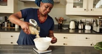 woman cooking