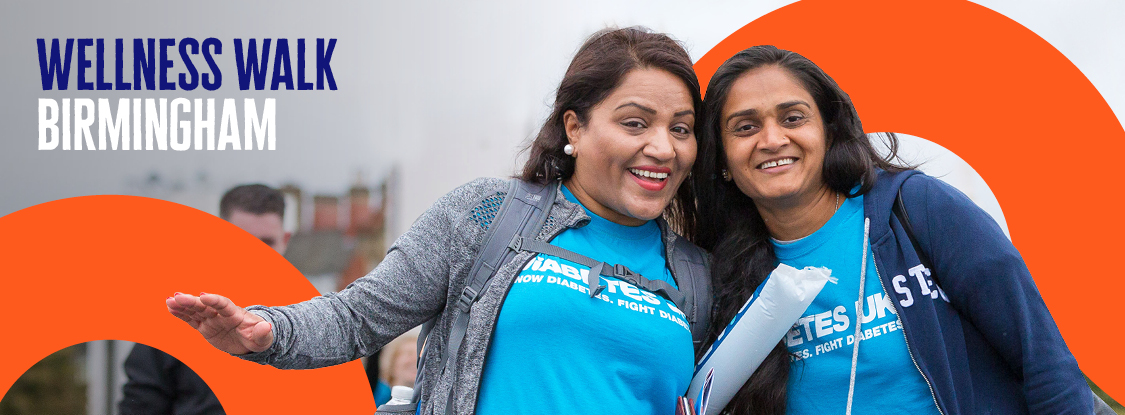 Birmingham Wellness Walk: Two women smiling while walking