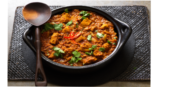 Chicken and lentil curry