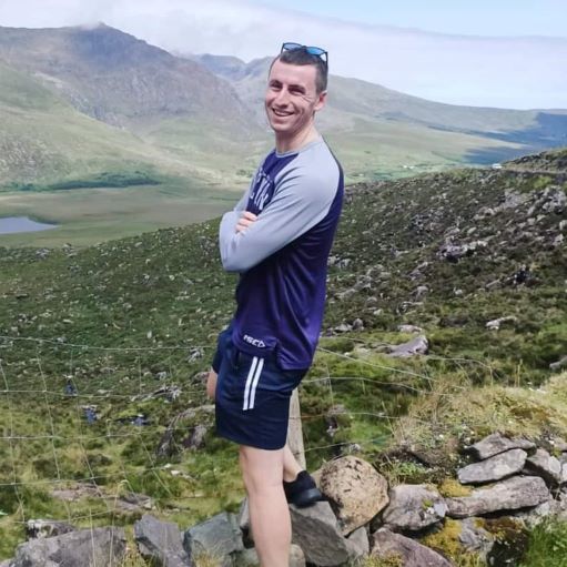 Image of Christopher on a hike