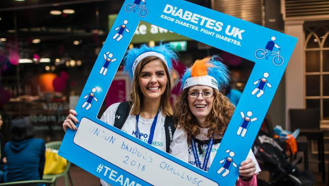 Diabetes UK fundraising