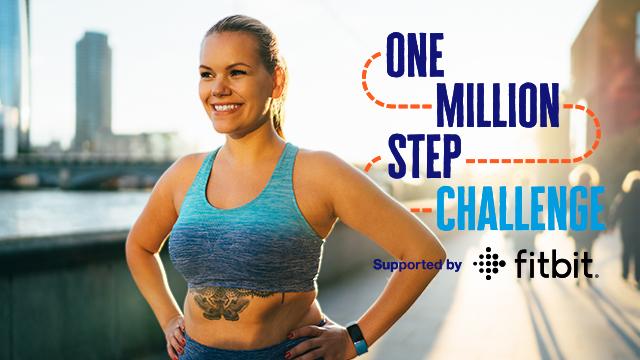 A lady smiling as she prepares to take on the One Million Step Challenge