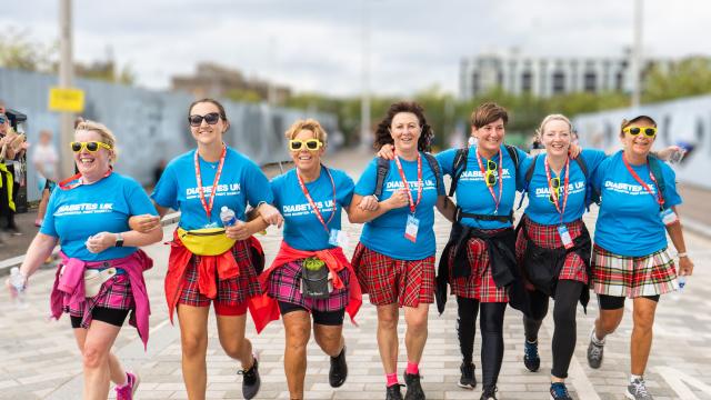 Drummond Laurie team taking part in Dundee Kiltwalk 2023