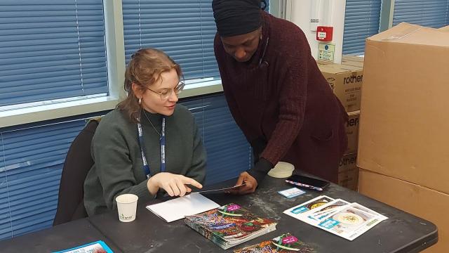 A Diabetes UK stall