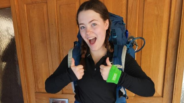 Amelia on the Duke of Edinburgh expedition