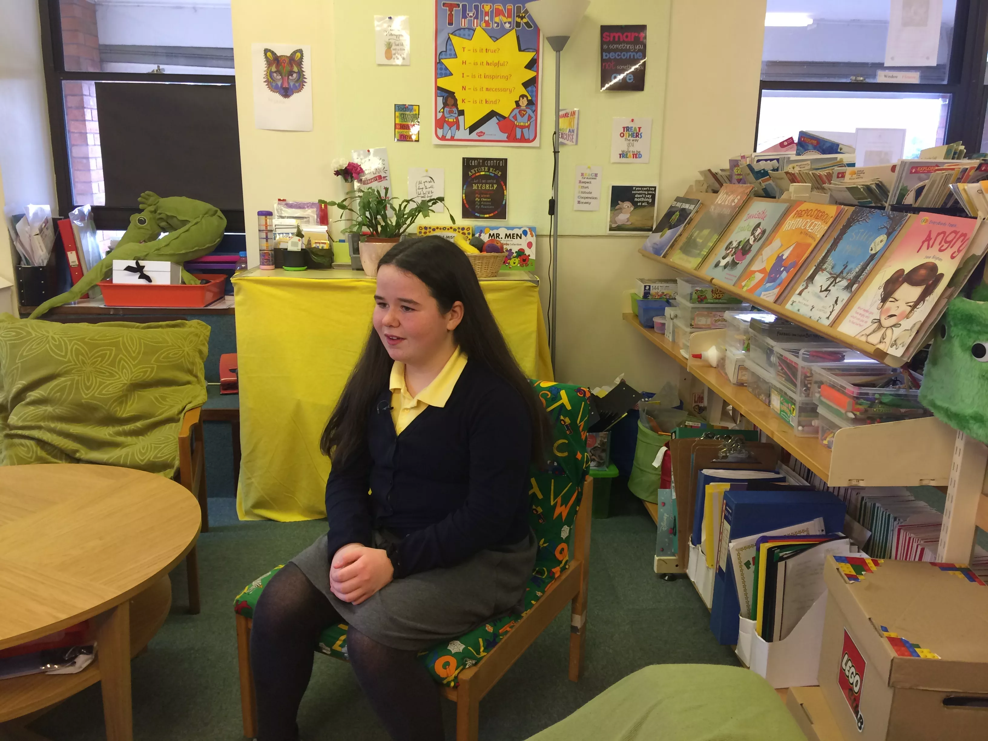 Tamara Jones at Melin Primary last year