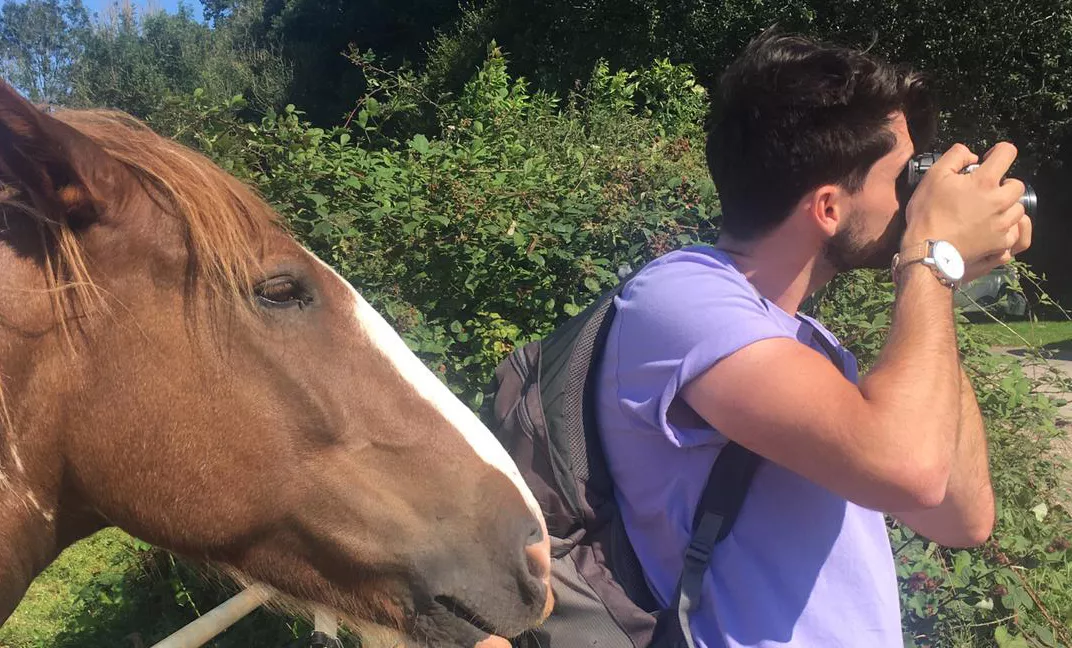 Matt with a horse