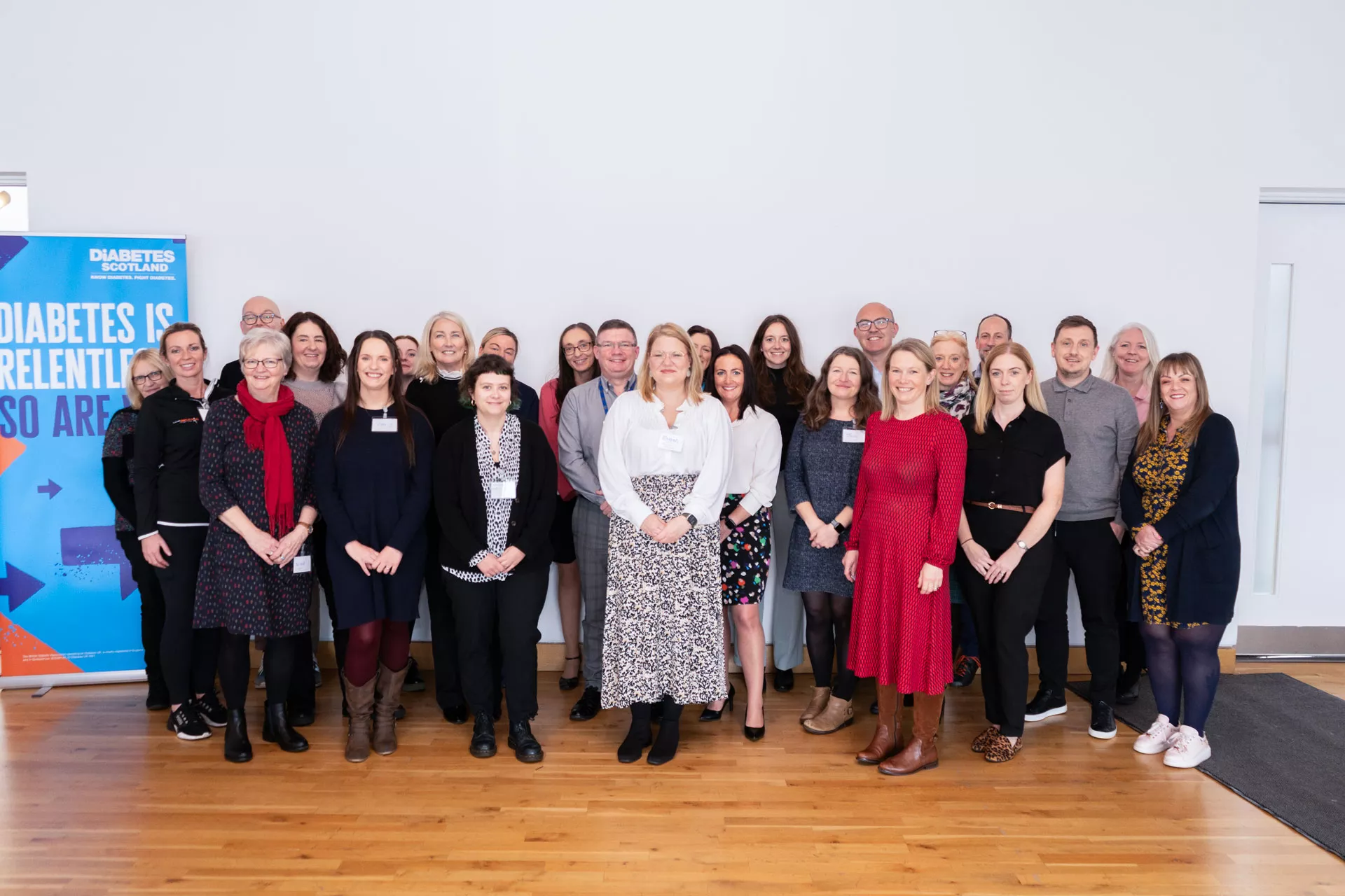 Inverclyde event participants, Judith Kennon, front row, second left