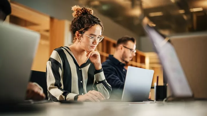 woman at work