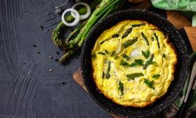 Asparagus frittata