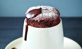 Chocolate orange souffle 