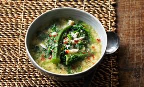 Callaloo (crab and spinach soup)