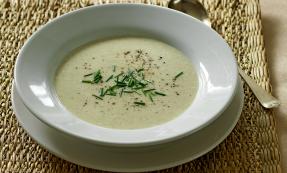 Creamy chicken and mushroom soup