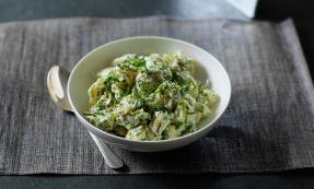 Leek and potato salad