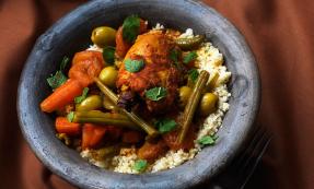 Moroccan-style chicken