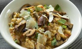 Mushroom risotto