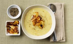 Parsnip and apple soup