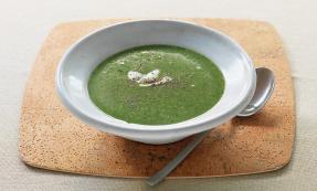 Light and fluffy watercress soup