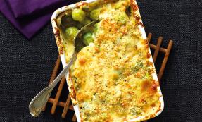 Brussels sprout gratin