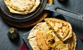 Stuffed parathas