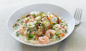 Shellfish risotto